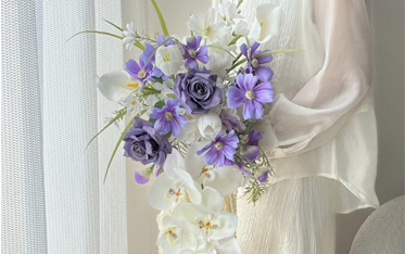 Lilac and Gold Wedding