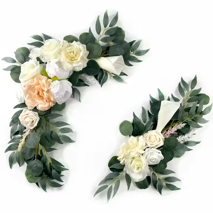 Arch Rose Peony Lintel Welcome Flower Row Artificial Flower